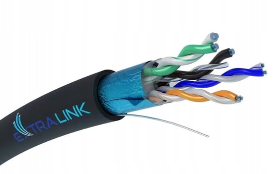 Kabel LAN CAT5E FTP skrętka 305M 100% MIEDZIANY Extralink