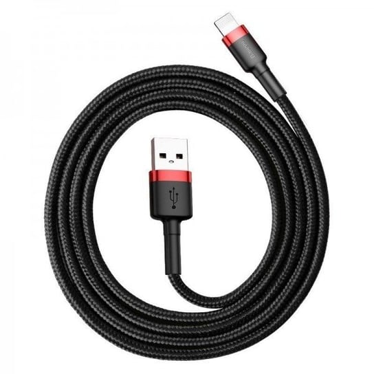Kabel Lightning USB Baseus Cafule 2A 3m (czarno-czerwony) Baseus
