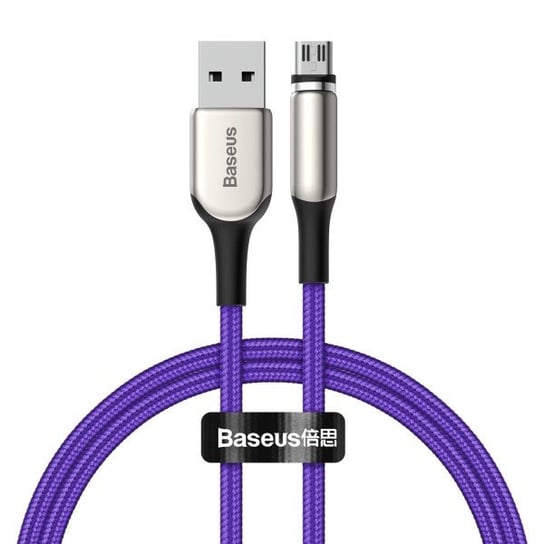 Kabel magnetyczny micro USB BASEUS Zinc, 2A, 1m, fioletowy Baseus