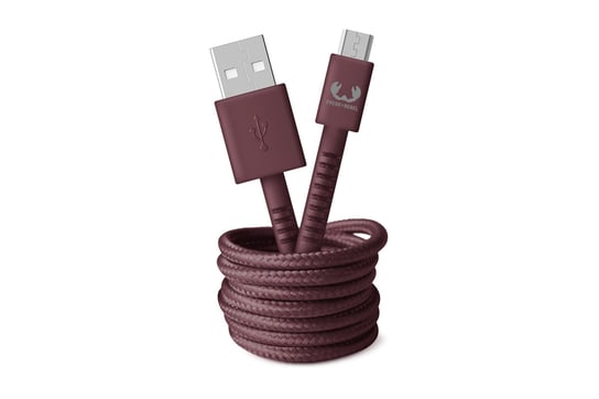 Kabel Micro USB 2.0 M, Fresh 'N Rebel, DEEP MAUVE Fresh 'n Rebel