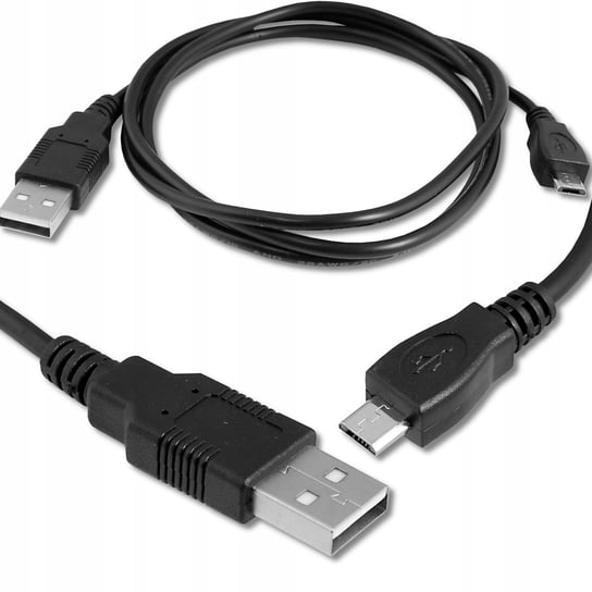 Kabel - Micro Usb Czarny 1,2M Lamex