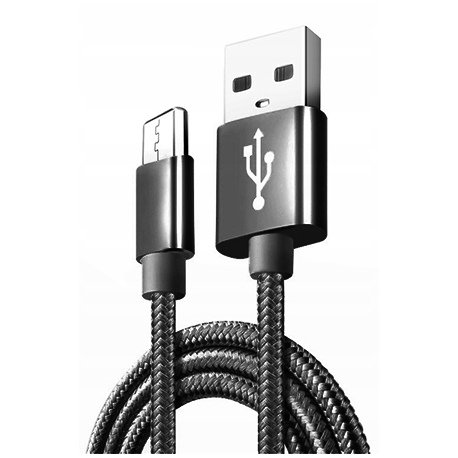 Kabel Micro-USB do szybkiego ładowania QUICK CHARGE 3.0 - Czarny. EtuiStudio
