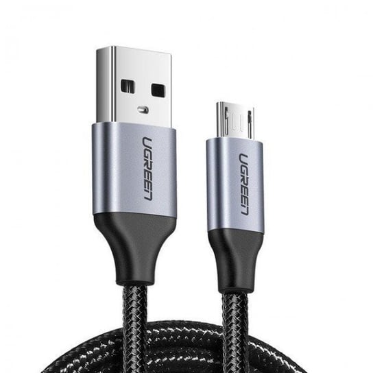 Kabel micro USB UGREEN, QC 3.0, 2.4A, 0.25m, czarny uGreen