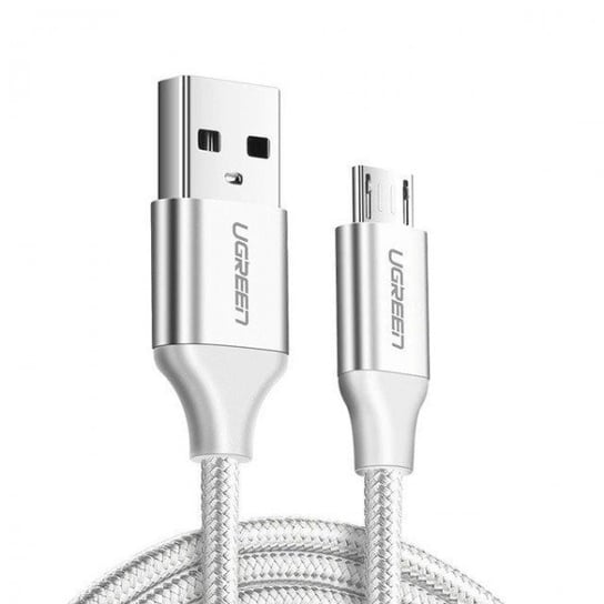 Kabel micro USB UGREEN, QC 3.0, 2.4A, 2m, biały uGreen