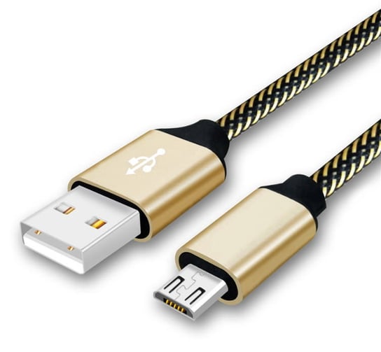 Kabel micro USB - USB 2.0 Nylonowy oplot Quick Charge dł. 2m OWL