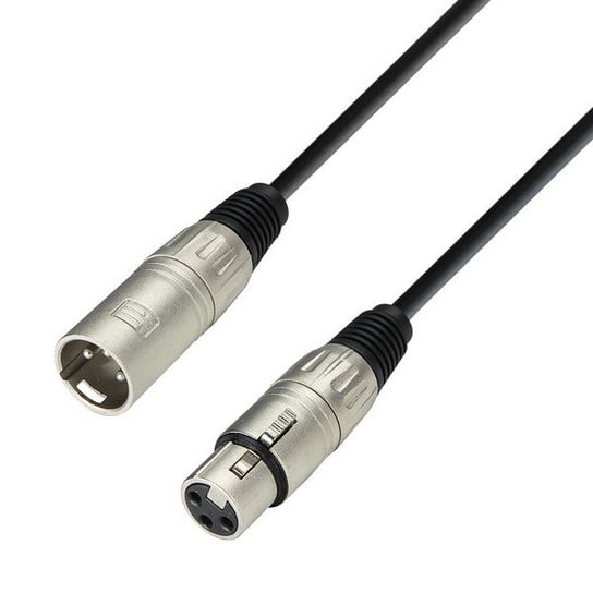 Kabel mikrofonowy XLR F – XLR M ADAM HALL, 3 m Adam Hall