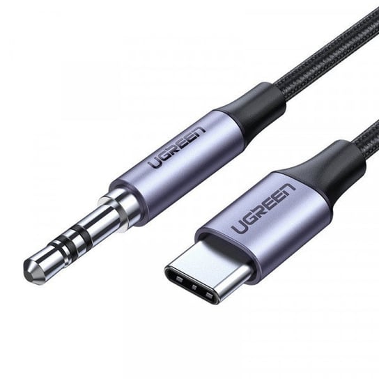 Kabel mini jack 3,5mm AUX do USB-C UGREEN AV143, 1m (szary) uGreen