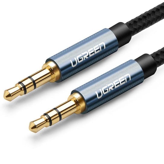 Kabel mini jack 3,5mm UGREEN AV112, AUX, 0.5m (niebieski) uGreen