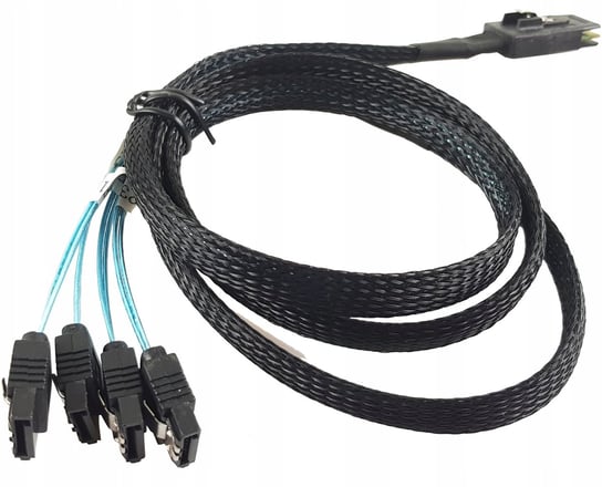 Kabel mini SAS SFF-8087 4x SATA 7pin do dysku 1M VORTEX