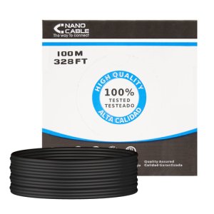 Kabel Nano 10.20.0502-EXT-BK RJ45 CAT.6 UTP Zewnętrzny kabel sieciowy Ethernet Czarny Konik