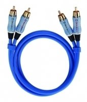 Kabel Oehlbach BEAT! Stereo 1,0m (audio, blue) Oehlbach