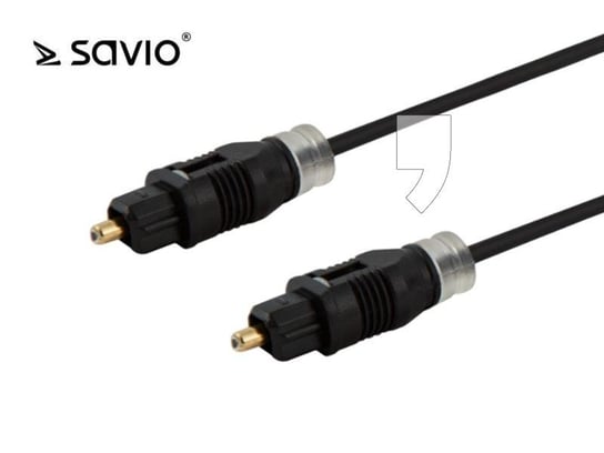 Kabel optyczny Toslink SAVIO CLS-05, 0.5 m SAVIO