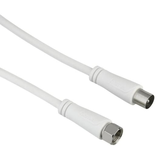 Kabel połączeniowy SAT, wtyk męski F - wtyk koncentryczny. męski, 1,5 m, 90 dB Inna marka