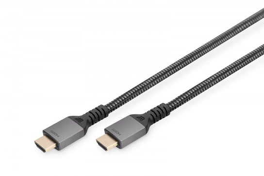 Kabel Premium Połączeniowy Hdmi 2.1 Ultra Highspeed 8K60Hz Uhd Typ Hdmi A/A M/M 2M Czarny Digitus