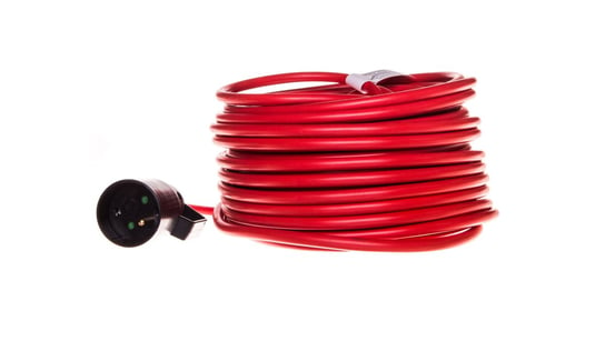 Kabel przedłużajacy (przedłużacz) 25m czerwony 1x230V H05VV-F 3G1,5 1167474 Brennenstuhl