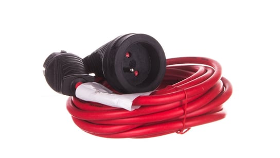 Kabel przedłużajacy (przedłużacz) 5m czerwony 1x230V H05VV-F 3G1,5 1167454 Brennenstuhl