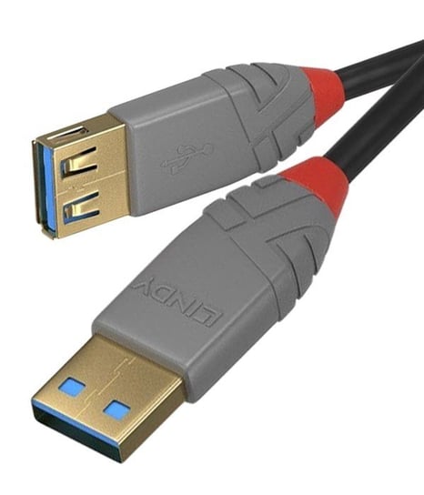 Kabel przedłużający USB-A - USB-A LINDY 36760, 0.5 m Lindy