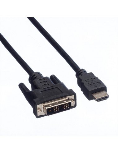 Kabel przejściówka DVI 18+1 HDMI  1,5 m Value