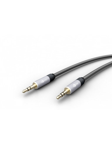 Kabel przejściowy jack MP3 audio stereo - Długość kabla 1.5 m Goobay