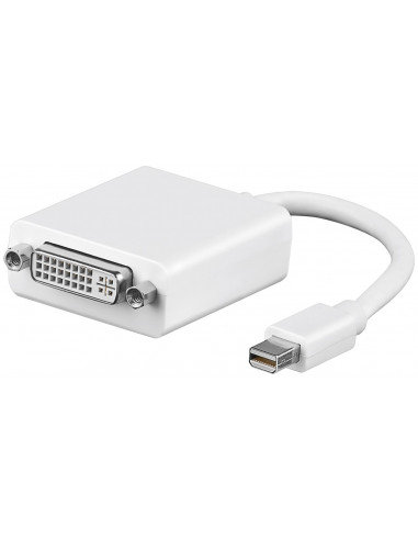 Kabel przejściowy Mini DisplayPort/DVI-D 1.1 - Długość kabla 0.1 m Goobay
