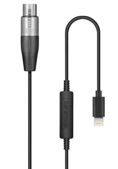 Kabel przewód audio XLR z złączem Lightning 6 m MFI Saramonic