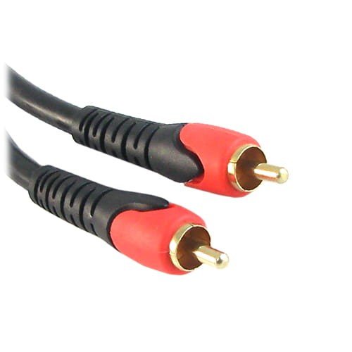 Kabel przewód interconekt 1xRCA cinch P-K 0.6m BEGLI