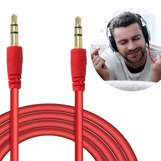 KABEL PRZEWÓD JACK 3.5 WTYK AUX AUDIO 100CM Inna marka