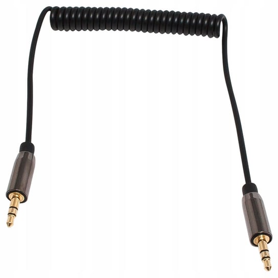 Kabel przewód Jack 3,5mm BLOW spirala audio AUX 1m Blow