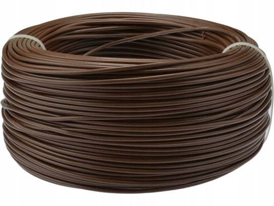 Kabel przewód linka giętki LGY 0,50mm2 brąz 100m ELEKTROKABEL