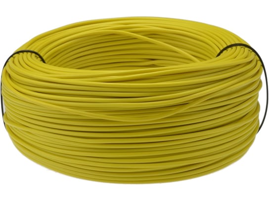Kabel przewód linka giętki LGY 2,5mm2 żółty 100m ELEKTROKABEL