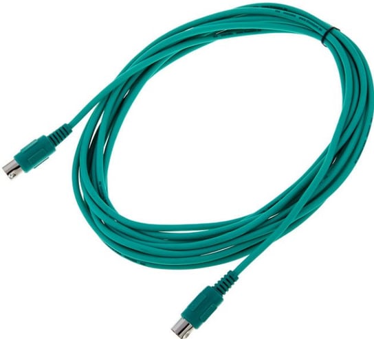 Kabel przewód MIDI 5 pin 6 m the sssnake zielony Inny producent