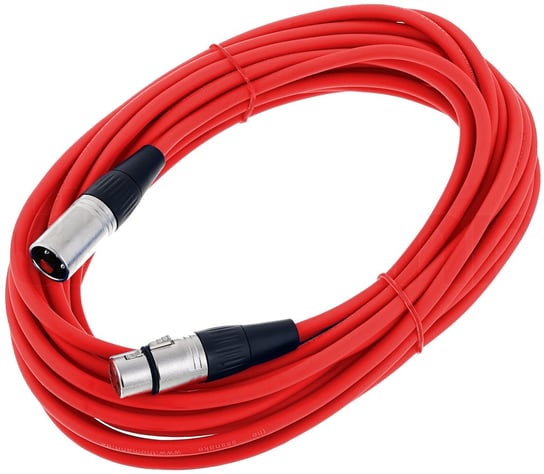 Kabel przewód mikrofonowy XLR XLR 10 m czerwony The sssnake Inny producent
