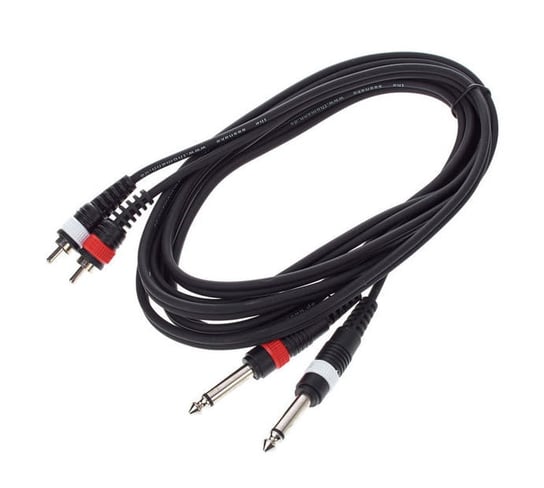 Kabel przewód sygnałowy Jack 6,3 mm RCA 3 m the sssnake Inny producent