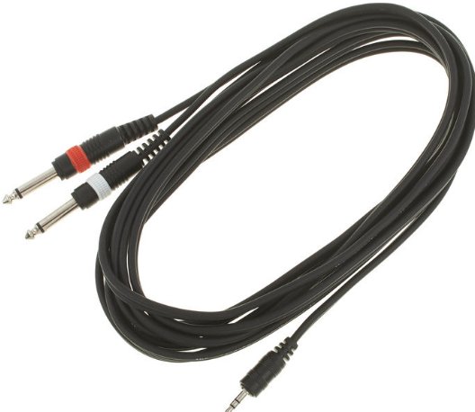 Kabel przewód sygnałowy mini Jack - Jack 6,3 mm 5m the sssnake Inny producent