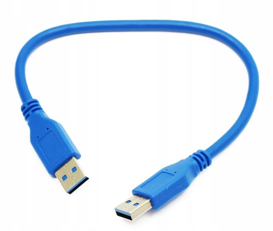 Kabel Przewód USB 3.0 typ A (M) Dwukierunkowy 0,3m Novaza Tech