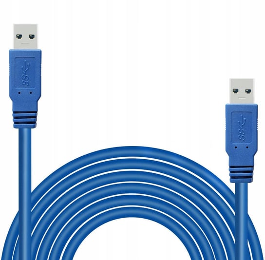 Kabel Przewód USB 3.0 typ A (M) Dwukierunkowy 1m Novaza Tech
