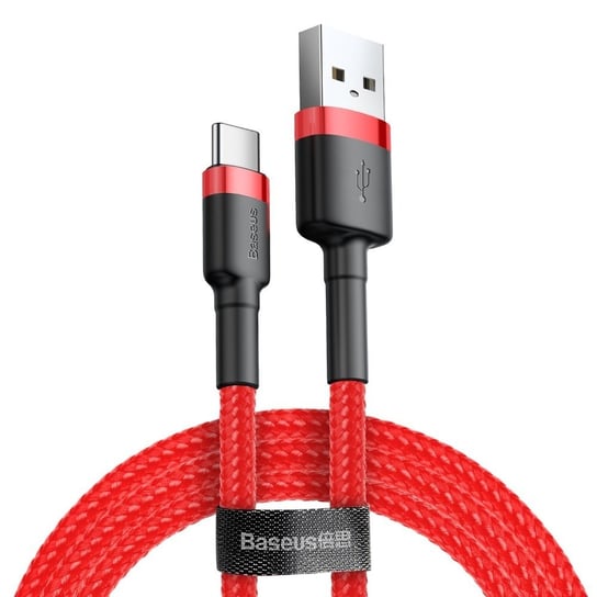 Kabel przewód USB / USB-C QC3.0 2A 3M  Baseus Cafule Cable wytrzymały nylonowy Baseus