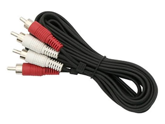 Kabel RCA 2x2 cinch 1,8m wtyki czerwony i biały 4308# Blow