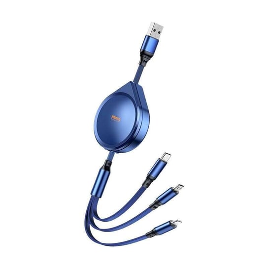 KABEL REMAX DRIP SERIES 15W 3IN1 USB-C/MICRO/LIGHTNING RC-C018 BLUE Remax