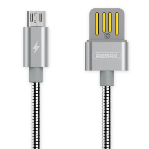 Kabel Remax RC-080m USB - microUSB typ B srebrny Remax