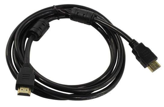 Kabel Riff HDMI V1.4 Ethernet typ A z filtrem - 19/19 męski/męski Pozłacany 1,5 m Czarny Confortime