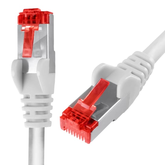 Kabel RJ45 CAT 6 S/FTP AWG27 LSZH biały 25m Spacetronik