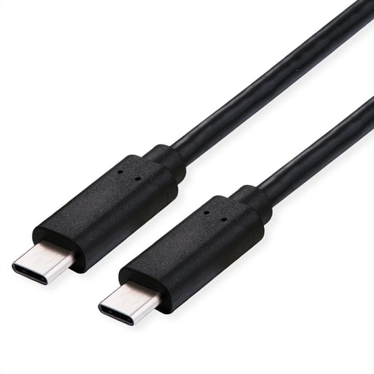 Kabel ROLINE USB4 Gen3x2, C-C, M/M, zwart, 0,8 m Roline