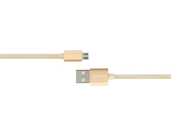 Kabel ROMOSS micro USB (ładowanie, komunikacja) - gold / złoty Inna marka