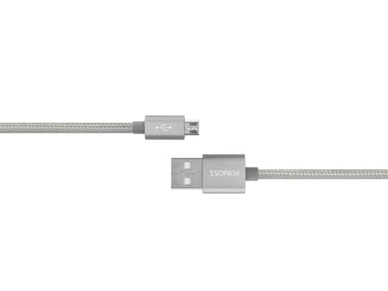 Kabel ROMOSS micro USB (ładowanie, komunikacja) - gray / szary Inna marka