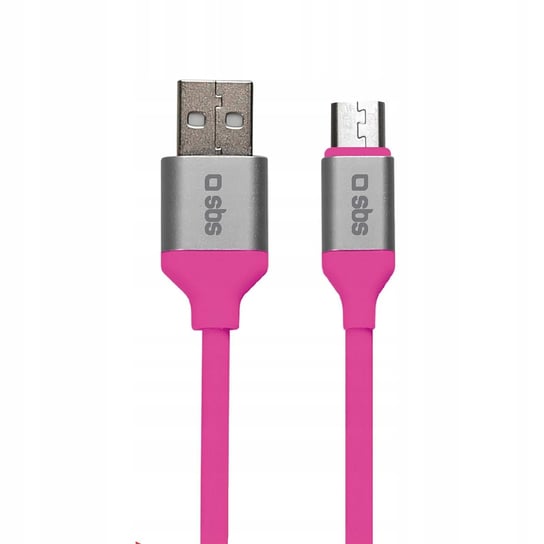 KABEL SBS USB-micro-USB Rózowy 1,5m SBS