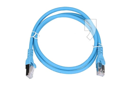 Kabel sieciowy EXTRALIN KAT.6A S/FTP, 1 m Extralink
