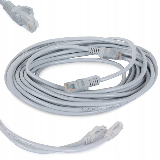 Kabel Sieciowy Lan Cat5E Rj45 Skrętka Ethernet 10M VERK GROUP