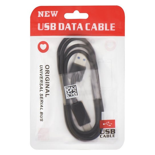 Kabel Slim Z Usb Na Usb Typ C 3.0 Płaski 1 Metr VegaCom