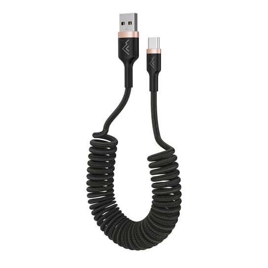 Kabel spiralny USB A – USB C 2.0 1,5m Montis